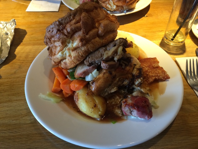 What a huge Sunday lunch